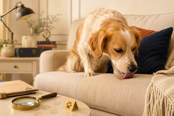 why is my dog licking the couch why is my dog licking the couch